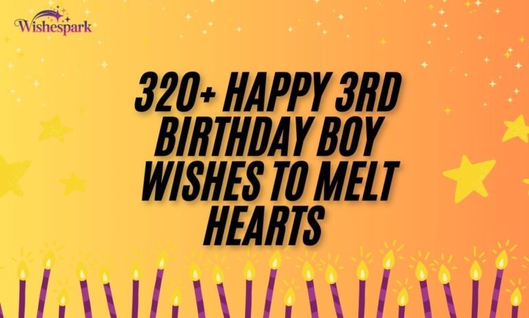 320+ Happy 3rd Birthday Boy Wishes to Melt Hearts 